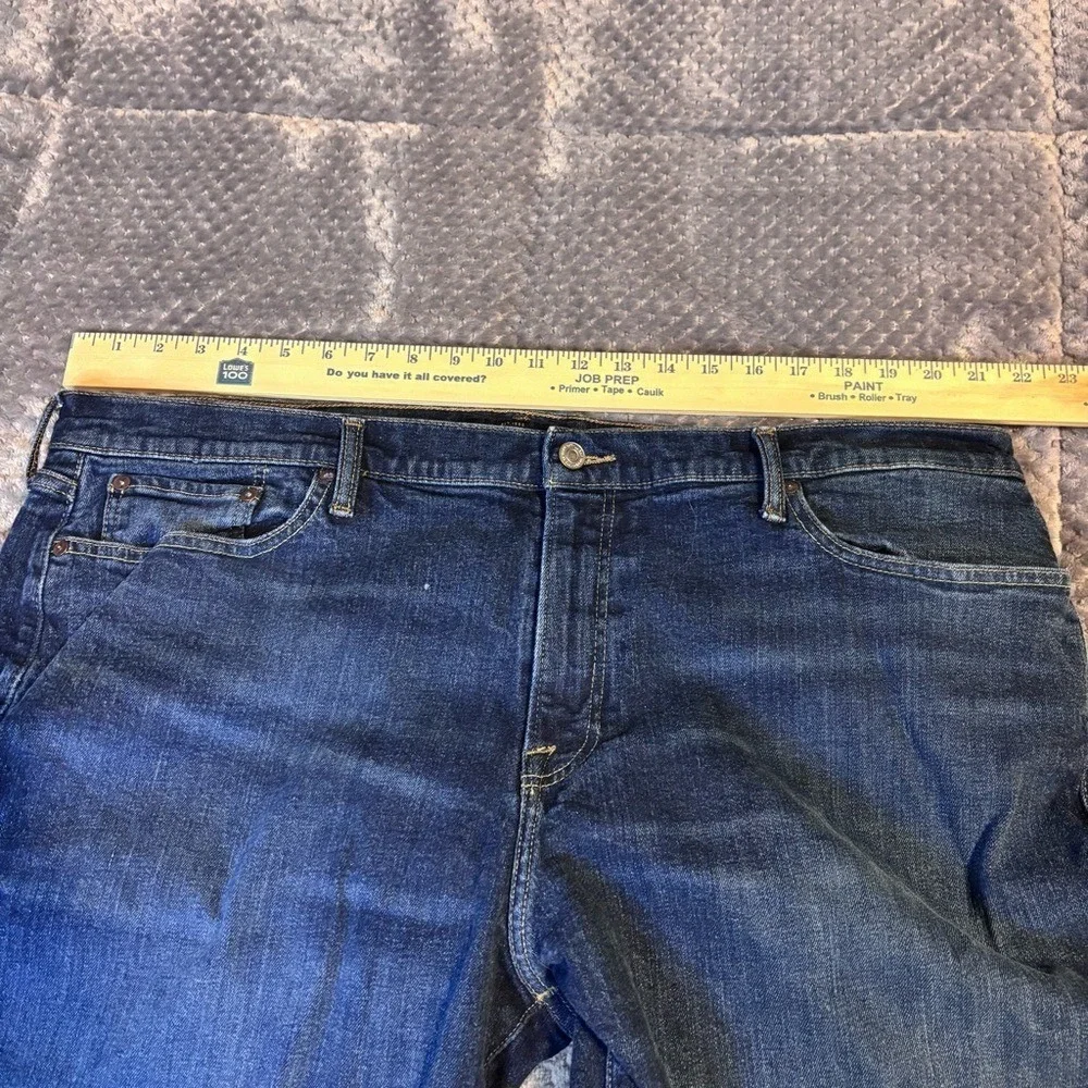 Lucky Brand 363 Straight Jeans Mens Dark‎ Wash Denim Size 42x32 - Picture 6 of 8